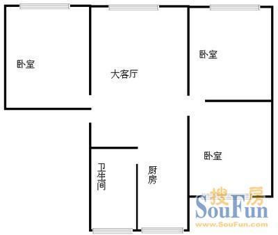 抚琴小区(金牛)户型图
