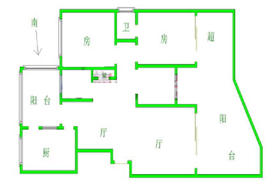 环亚大厦环亚大厦 户型图 2室2厅1卫1厨 0.00㎡