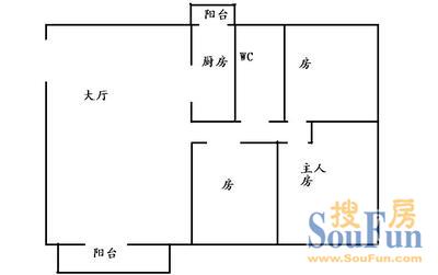 丰泰东海山庄丰泰东海山庄(虎门) 3室 户型图 3室2厅2卫1厨 127.00㎡