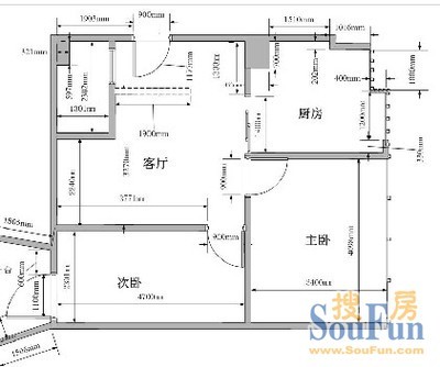 贤士一路检察院宿舍户型图