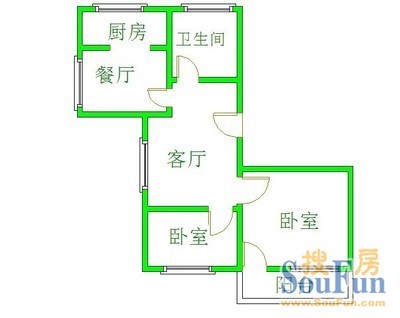 双桥路242号院户型图