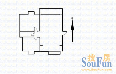 白领国际公寓户型图