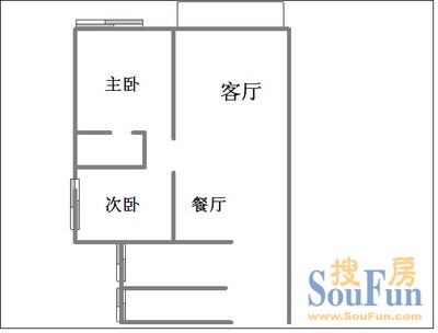 梦里水乡梦里水乡 3室 户型图 3室2厅1卫1厨 108.00㎡