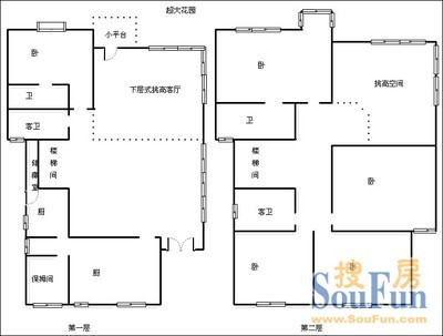 草堂之春户型图