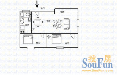 解放西路国税局宿舍户型图