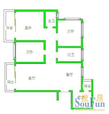 十陵移动大厦户型图