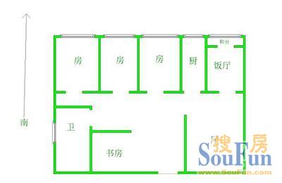 既济电力商城既济电力商城 4室 户型图 4室2厅1卫1厨 157.00㎡