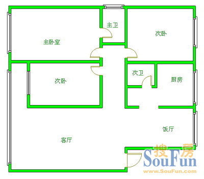 内双楠检察院宿舍户型图