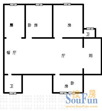 财贸学校宿舍户型图