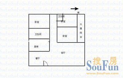 马王堆蔬菜公司宿舍户型图