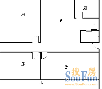 高新公寓户型图