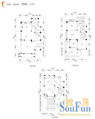 良渚文化村阳光天际户型图