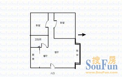 湖南师大张公岭校区宿舍4室2厅2卫2厨 户型图 4室2厅2卫2厨 160.00㎡