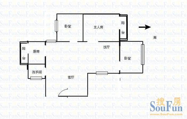 剑兰大厦户型图