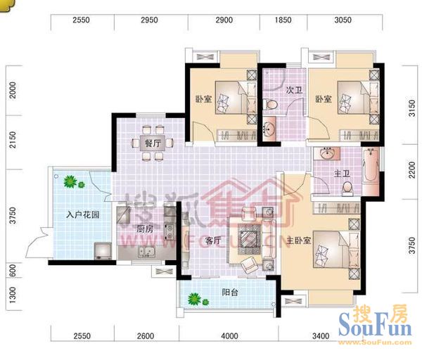 龙泉苑 户型很方正 采光不错 带车位一起卖 纯毛坯 满两年