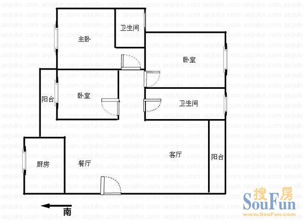 城市快线户型图