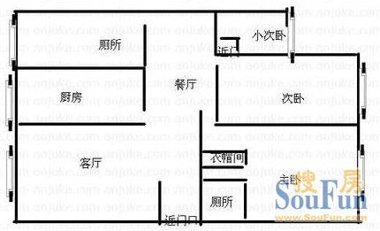 雅林园户型图