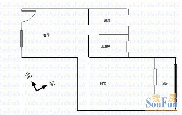 华昌地产单位房户型图