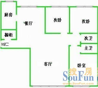 浦江茗园浦江茗园 4室 户型图&nbsp;4室2厅3卫1厨 230.00㎡