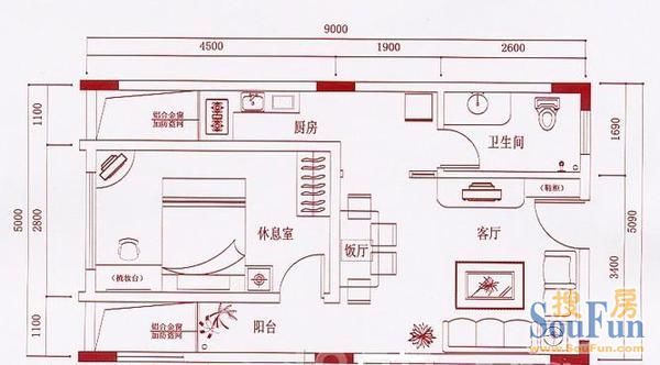 大良佳景楼户型图