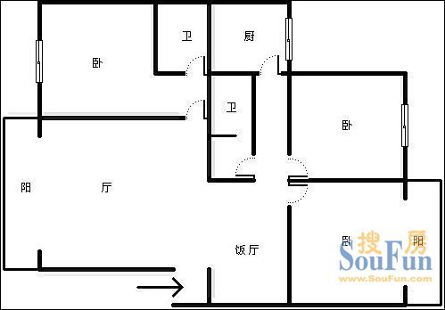 杏园户型图