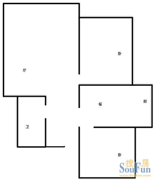 机化公司宿舍户型图