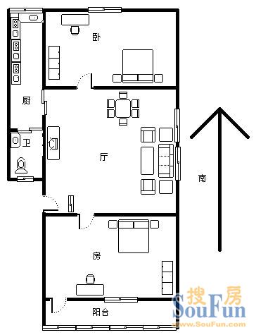 素社直街小区户型图