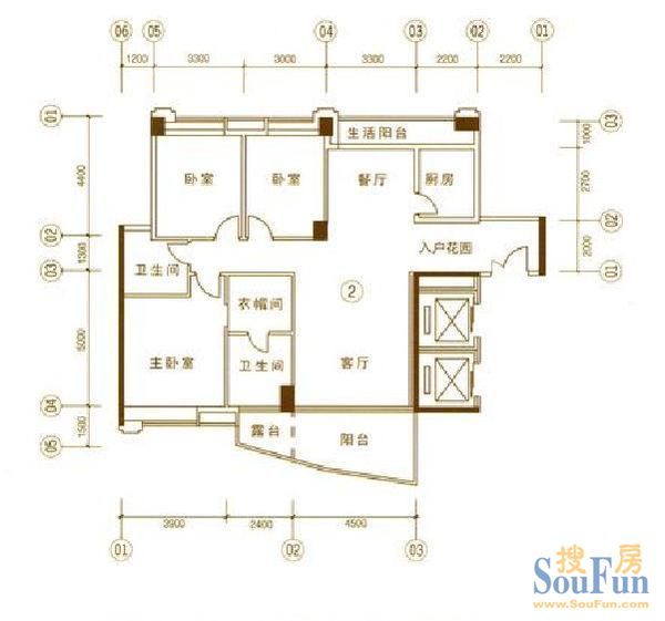 红旗雅居户型图