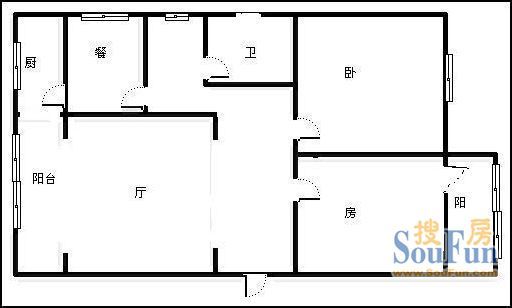小通巷8号院户型图