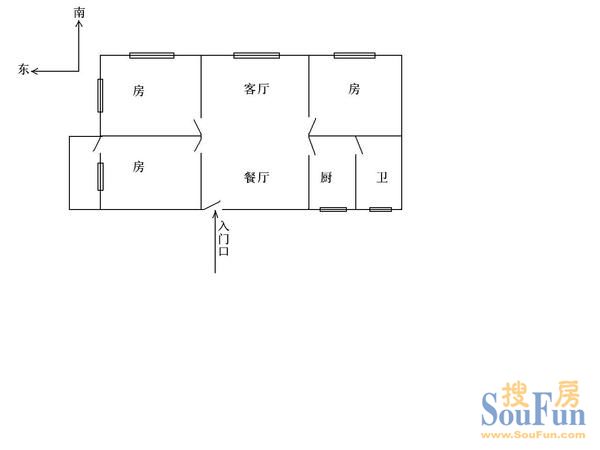 东圃供销宿舍户型图