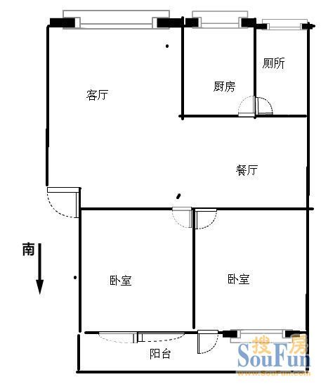 德雅路湘涂宿舍户型图