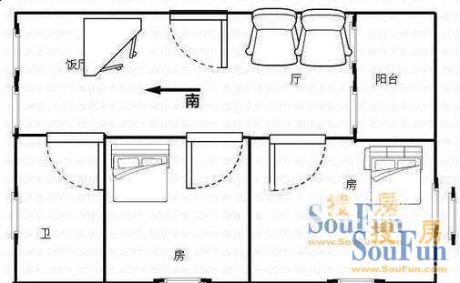 商业南街小区户型图