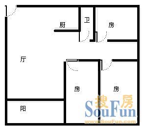 德富大厦户型图