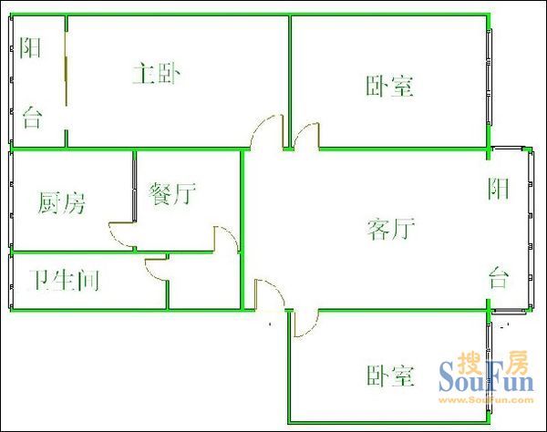 营和巷331号院户型图