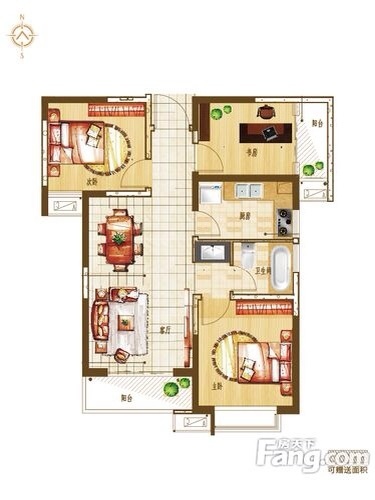 金苑商住楼户型图