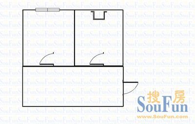 捞刀河燃气公司宿舍户型图