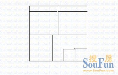 老福山省地矿局宿舍户型图