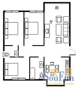 安石路水利局宿舍户型图