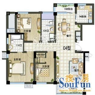 白云山庄户型图