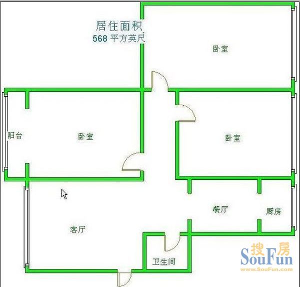 太升北路小区户型图