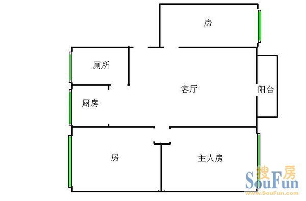 农机站宿舍户型图