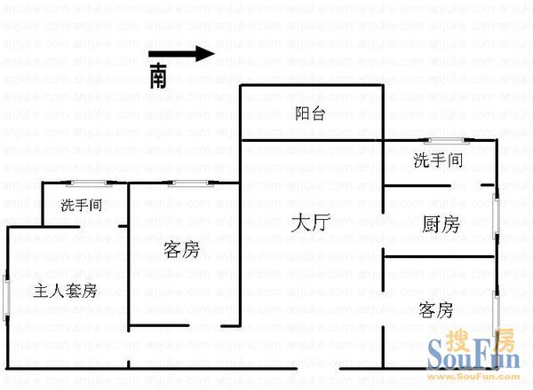 商业大厦户型图