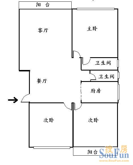 金山桔园二期景园户型图