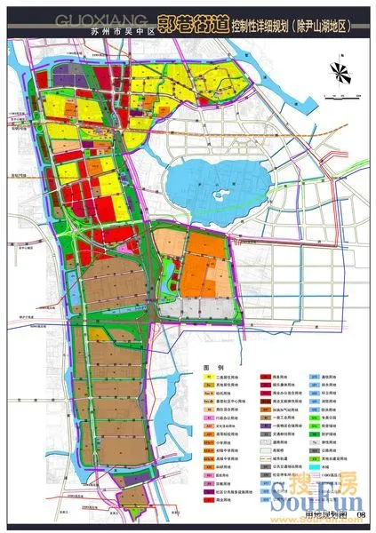 苏州市吴中区郭巷街道控制性详细规划(除尹山湖地区)草案公示