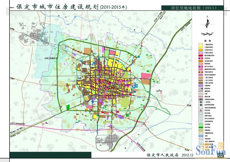 【城市规划】保定2011-2015年规划图最新新鲜出炉,看看大保定的发展