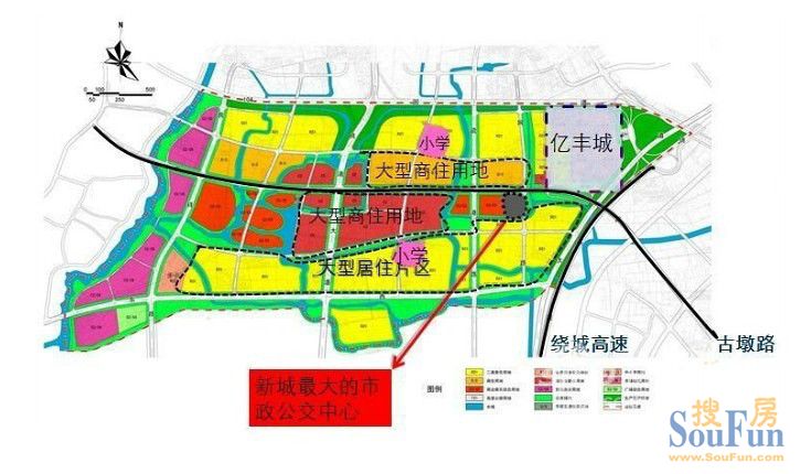 最新最全良渚新城规划图!东西大道要改道了!