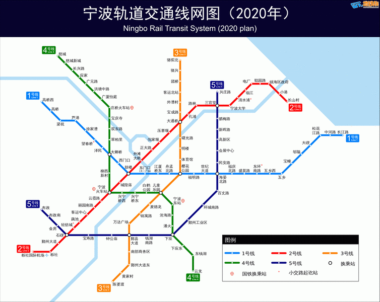 【宁波轨道交通线路】早知道~大图来啦!