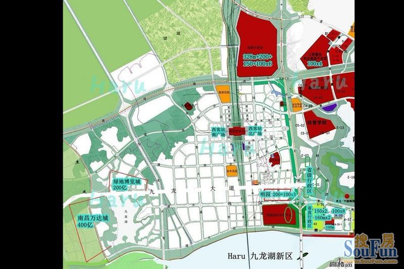 九龙湖最全的规划图，这样的效果规划未来能实现多少呢？