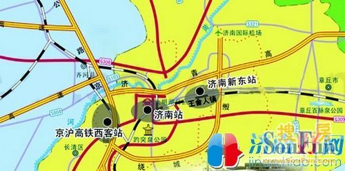 济南新东站选址已经确定 主要跑城市高铁