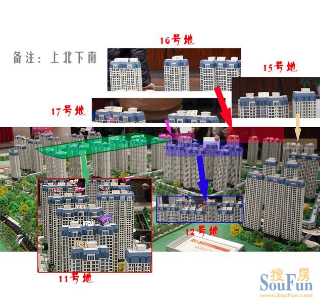 紫晶悦城北区沙盘解析图